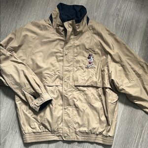 RARE Vintage Disney Store Men’s Mickey Mouse Golf Windbreaker Jacket